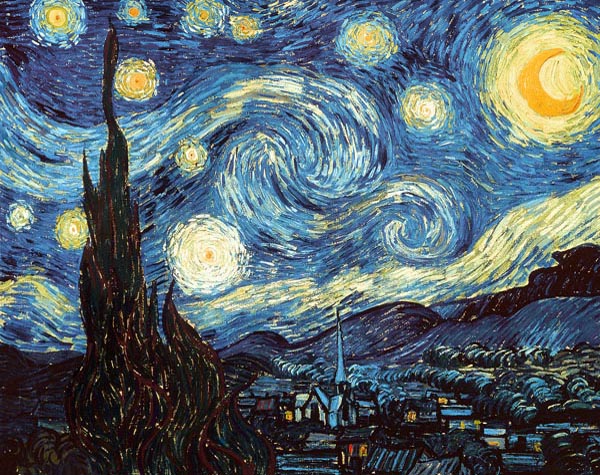 0090 Van Gogh / Starry Night Poster