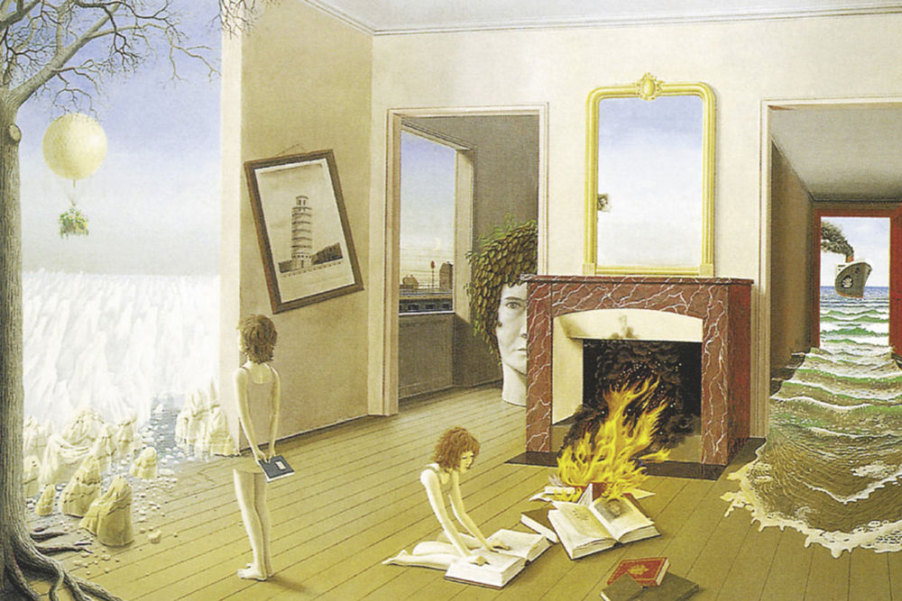 0423 Dominique Appia / Entre Les Trous Poster