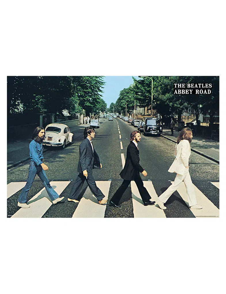 The Beatles 大型ポスター 中古品】THE BEATLES レコードコレクション ツリーポスター THE