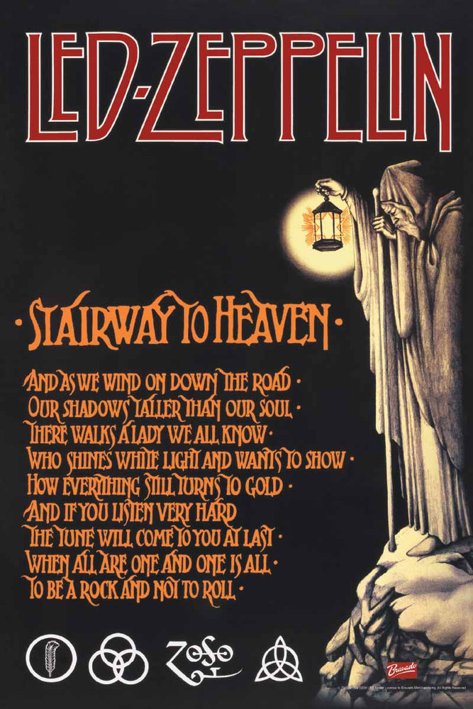 1195 Led Zeppelin / Stairway To Heaven Poster