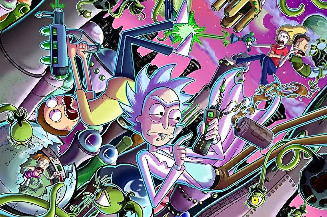 1560 Rick And Morty - Chaos Poster