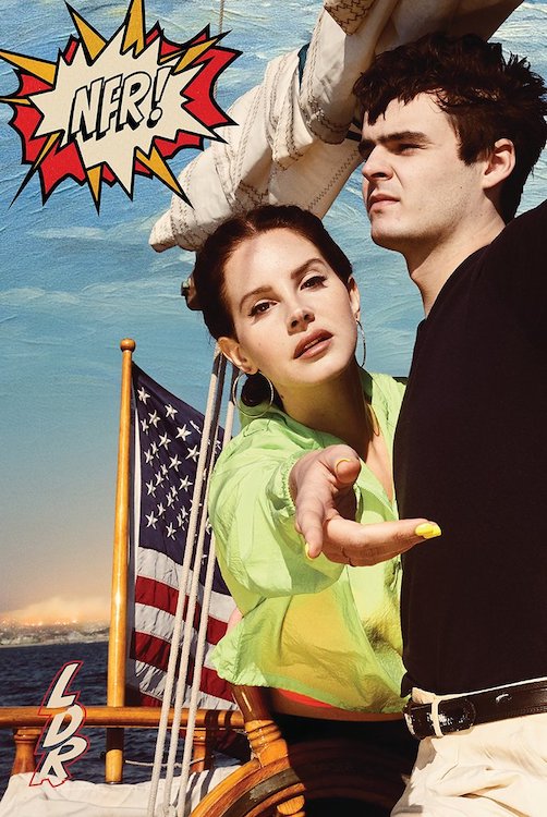 1903 Lana Del Rey / Norman F' Rockwell Poster