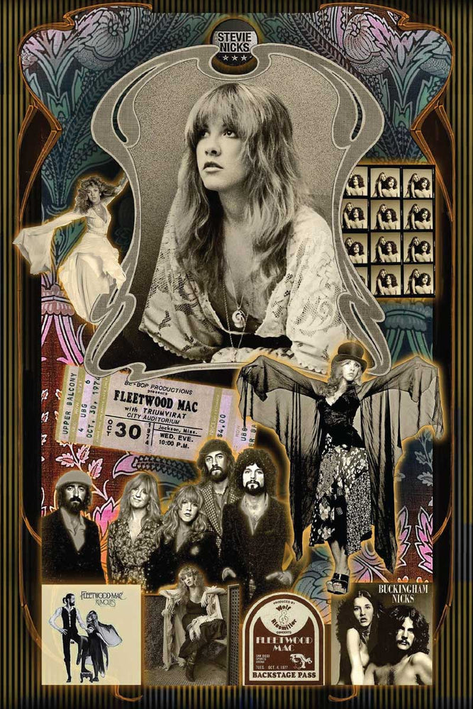 5202 Stevie Nicks - FM Collage Poster