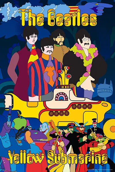 5326 Beatles / Aquatic - Yellow Submarine Poster