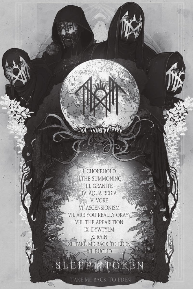 5376 Sleep Token - Back To Eden Poster