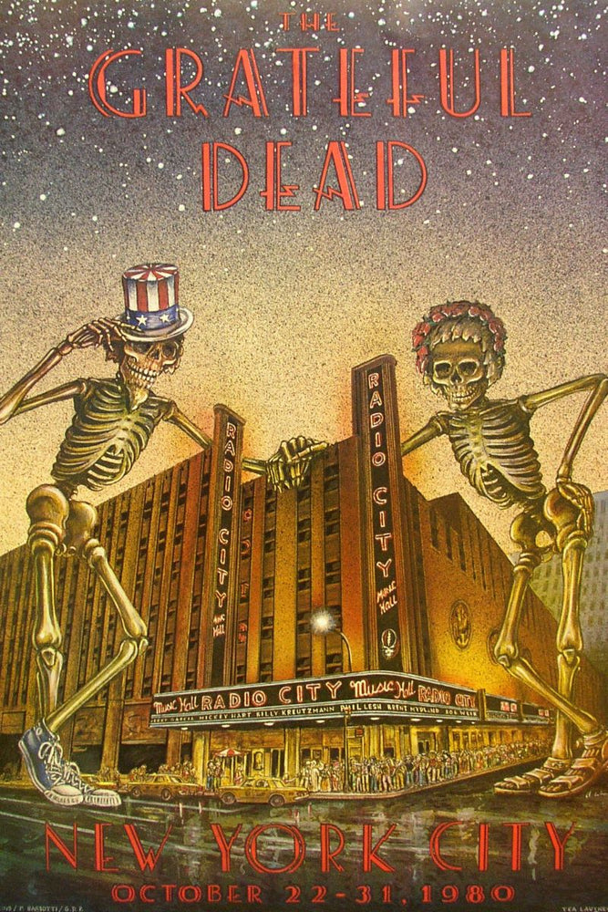 2088 - Grateful Dead - Radio City Poster