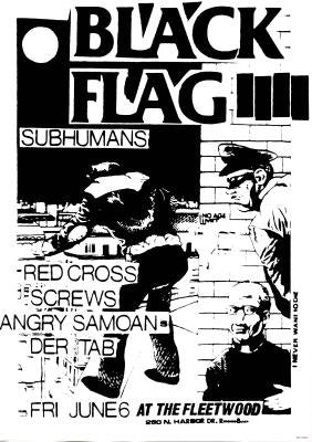 0046 Black Flag / Subhumans Poster