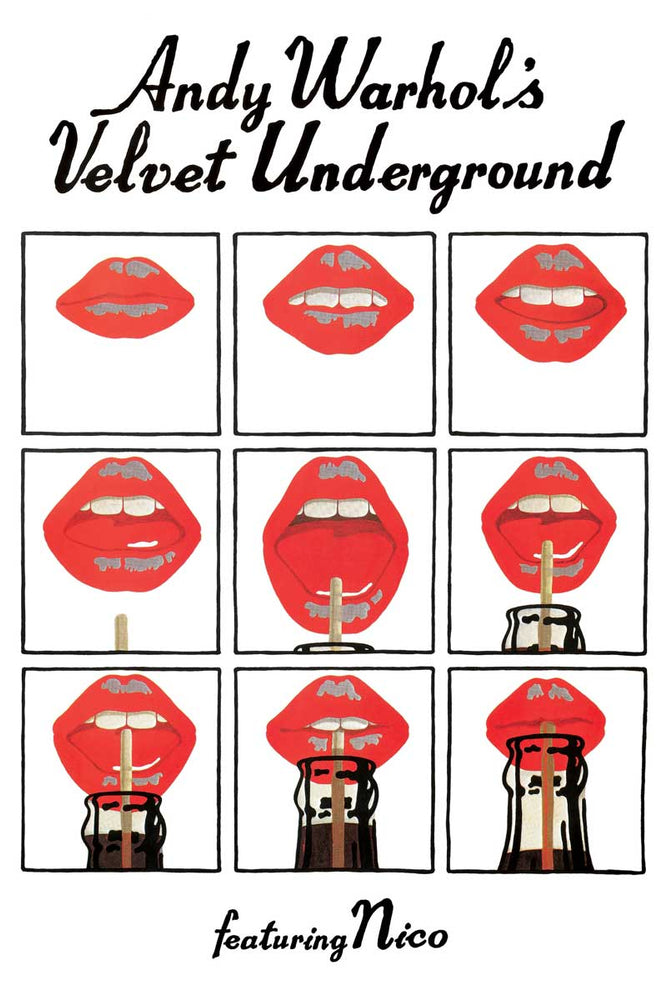 1088 Velvet Underground / Lips Poster