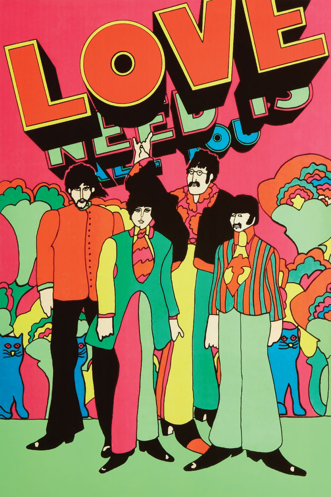 1516 Beatles - Love Poster