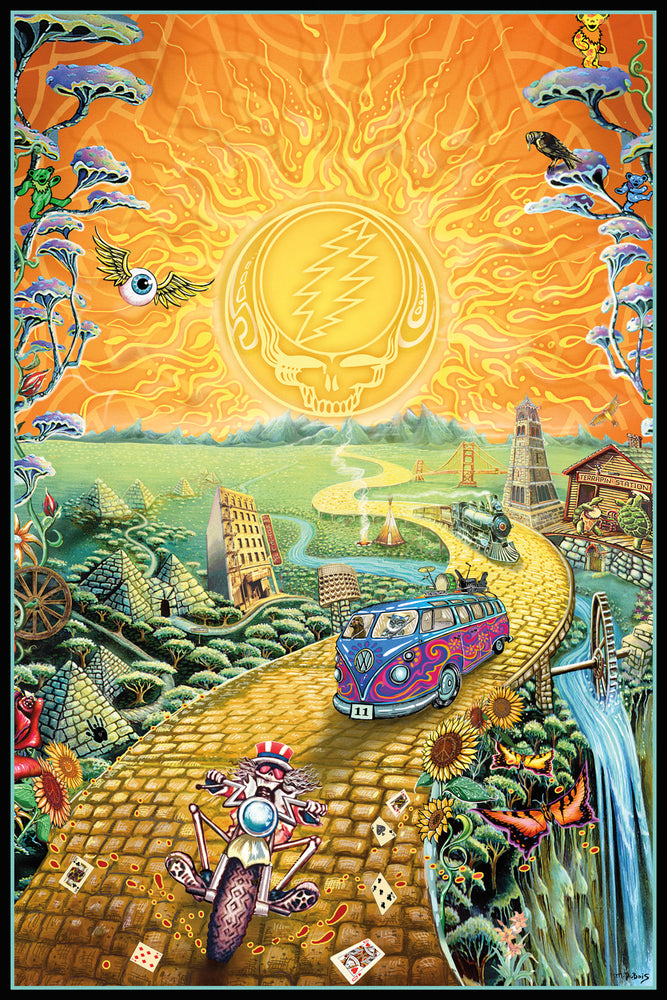 1553 Grateful Dead / Golden Road Poster