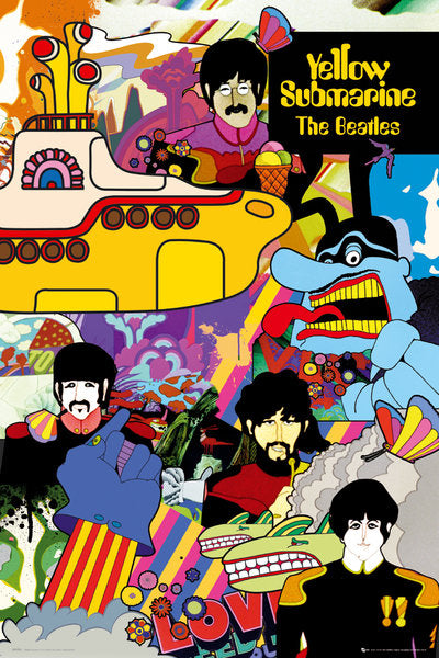 1562 Beatles / Yellow Submarine Poster