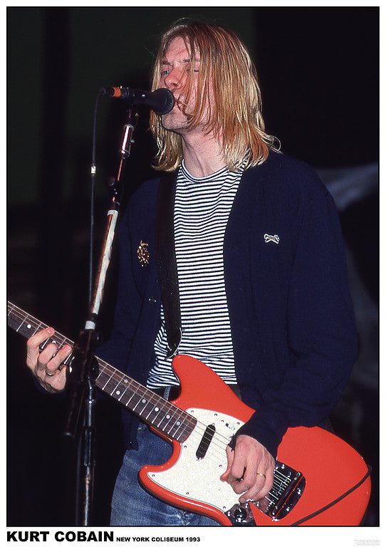 1576 Kurt Cobain / Live Poster