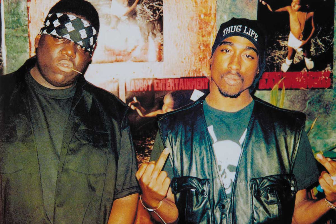 1584 Notorious BIG & Tupac - Badboy Poster