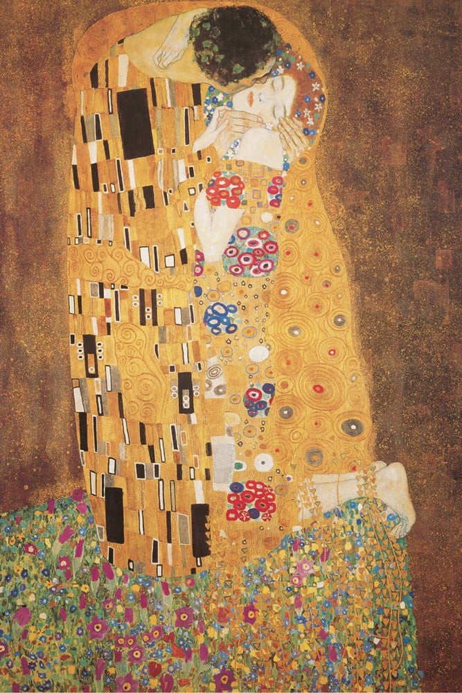 1690 Gustav Klimt / Kiss Poster