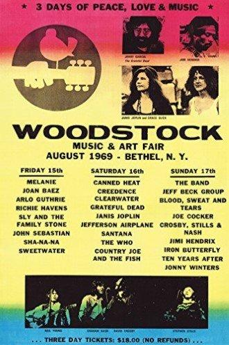 1699 Woodstock / Set List Poster