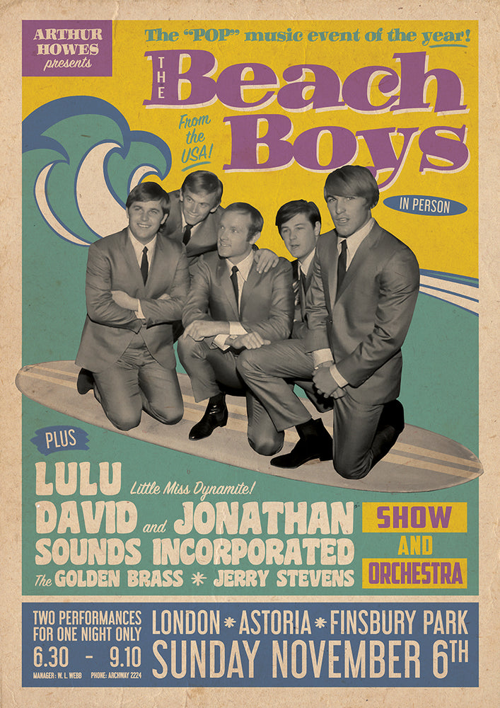 1731 Beach Boys / In Person Poster