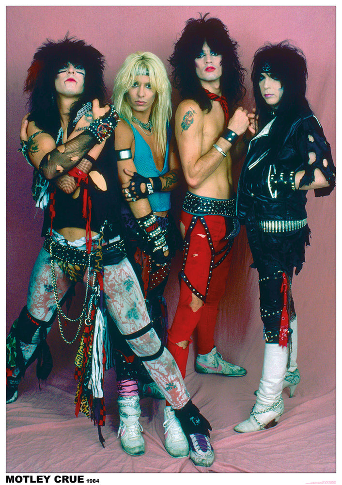 1748 Motley Crue / Color Portrait Poster