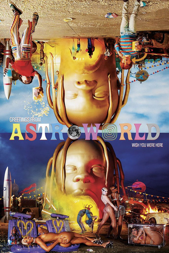 1782 Travis Scott / Astroworld Poster