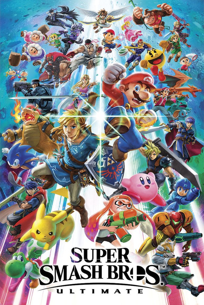 1785 Super Smash Bros / Ultimate Poster