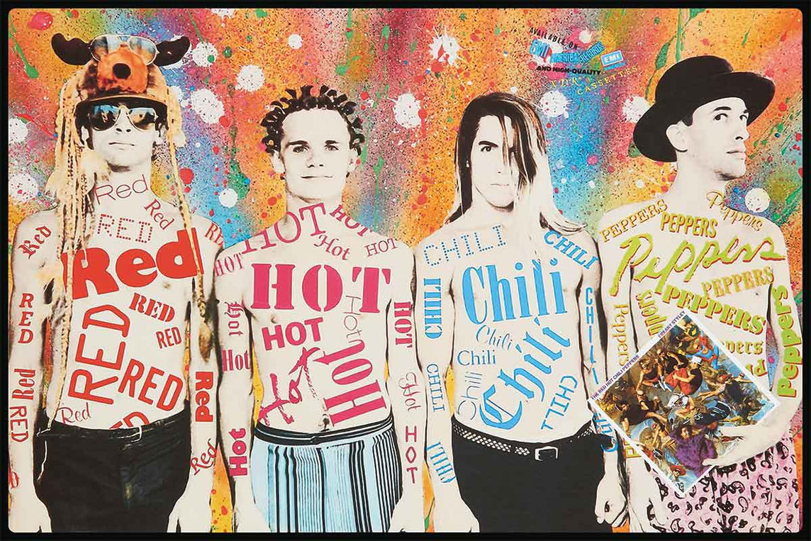 1803 Red Hot Chili Peppers - Paint Poster