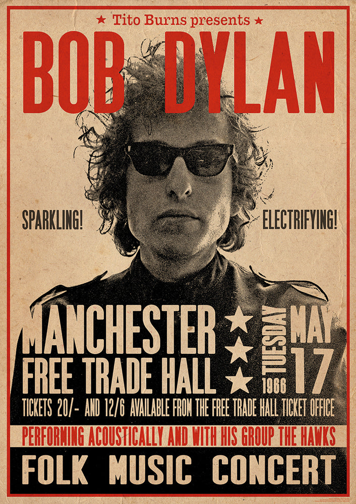 1831 Bob Dylan / Folk Music Poster