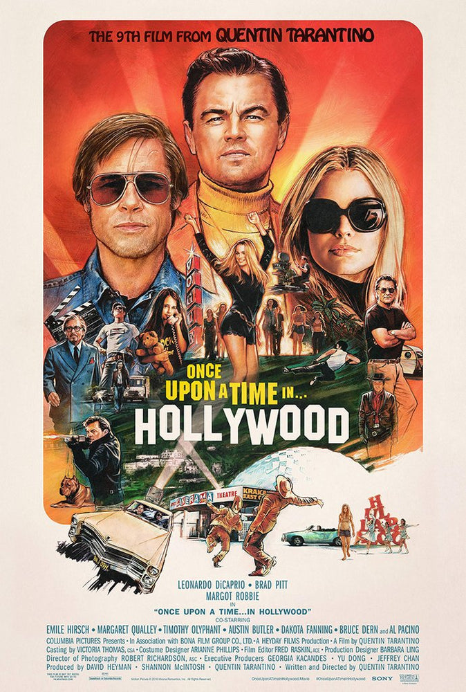 1837 Once Upon A Time In Hollywood Poster