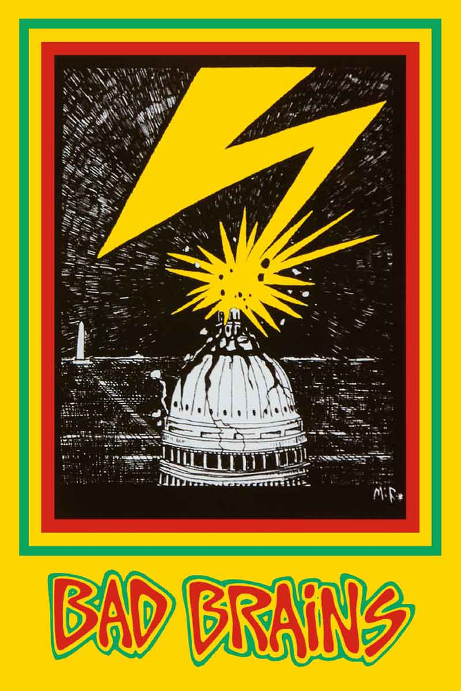 1860 Bad Brains - Debut Album Poster