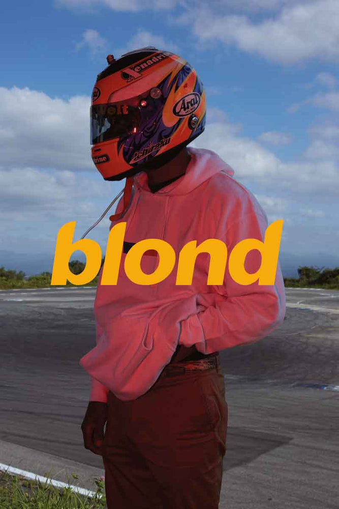 1867 Frank Ocean - Blond Helmet Poster