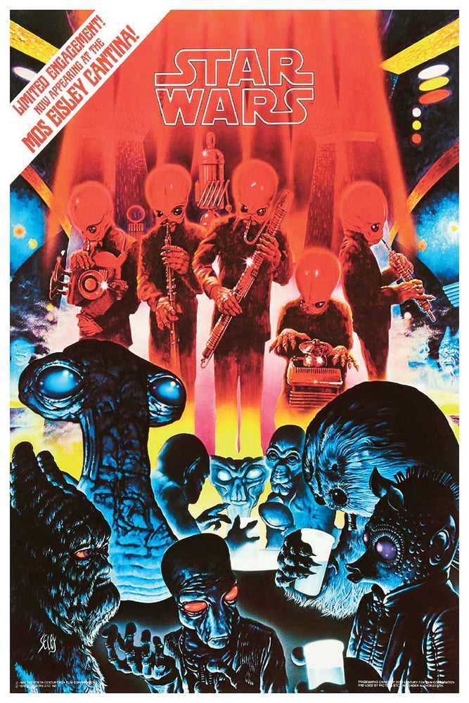 1950 Star Wars - Cantina Band Poster