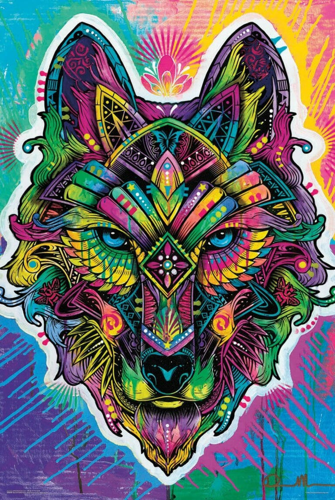 2054 Dean Russo / Wolf Shaman Poster