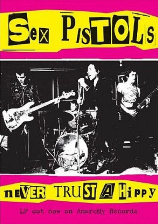 5053 Sex Pistols / Never Trust A Hippy Poster