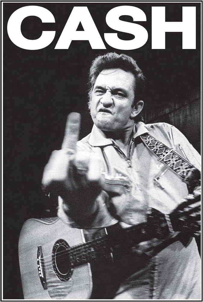 5102 Johnny Cash - Finger Poster