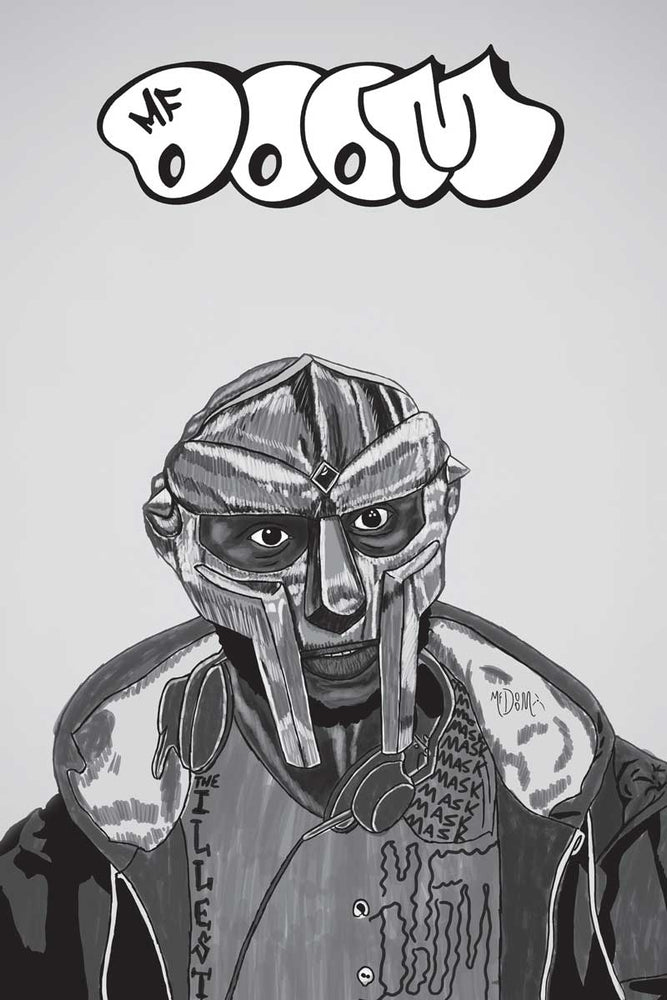 5187 MF Doom - Comic Art Poster