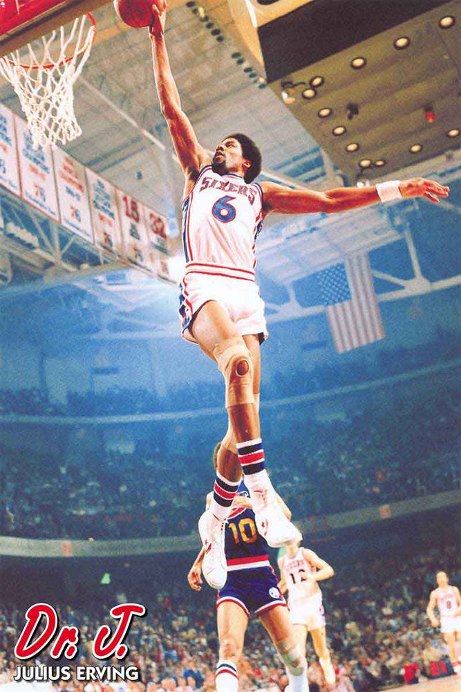 5190 Dr J - Dunk Poster