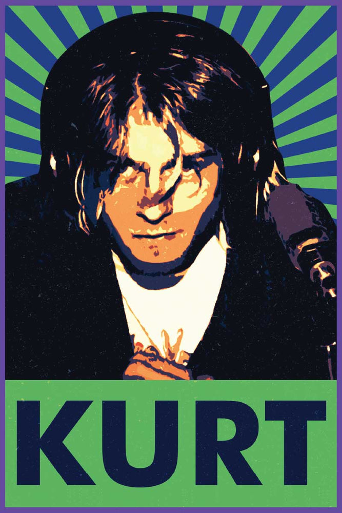 5205 Kurt Cobain - Pop Art Poster