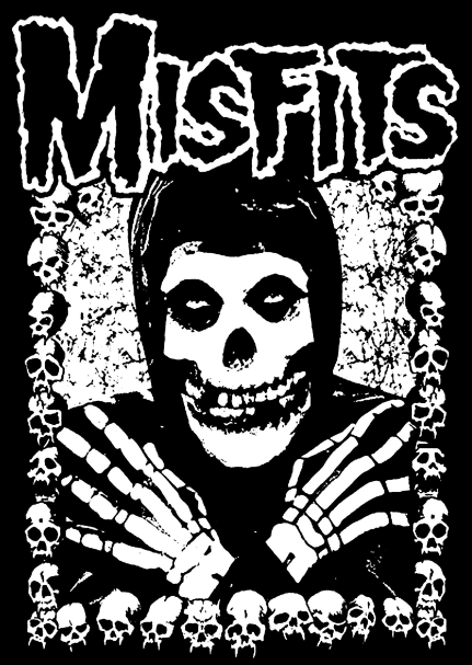 5219 Misfits / Skulls Surround Poster