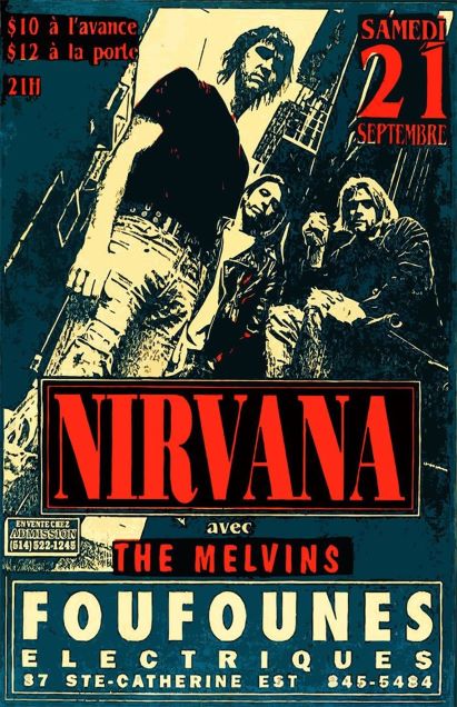 5221 Nirvana / French Promo Poster