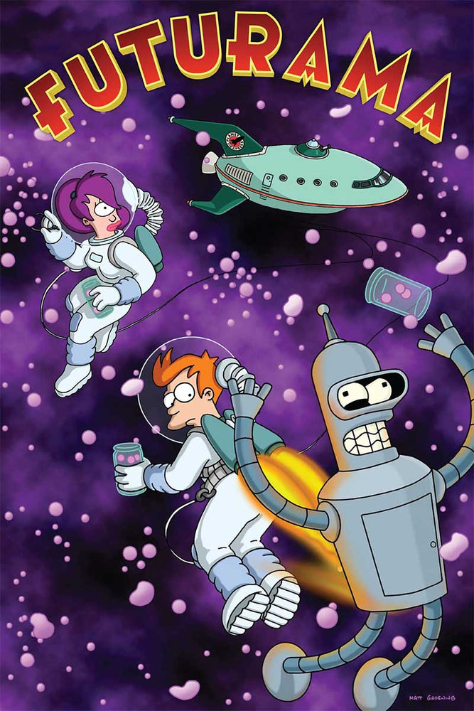 5229 Futurama / Space Poster