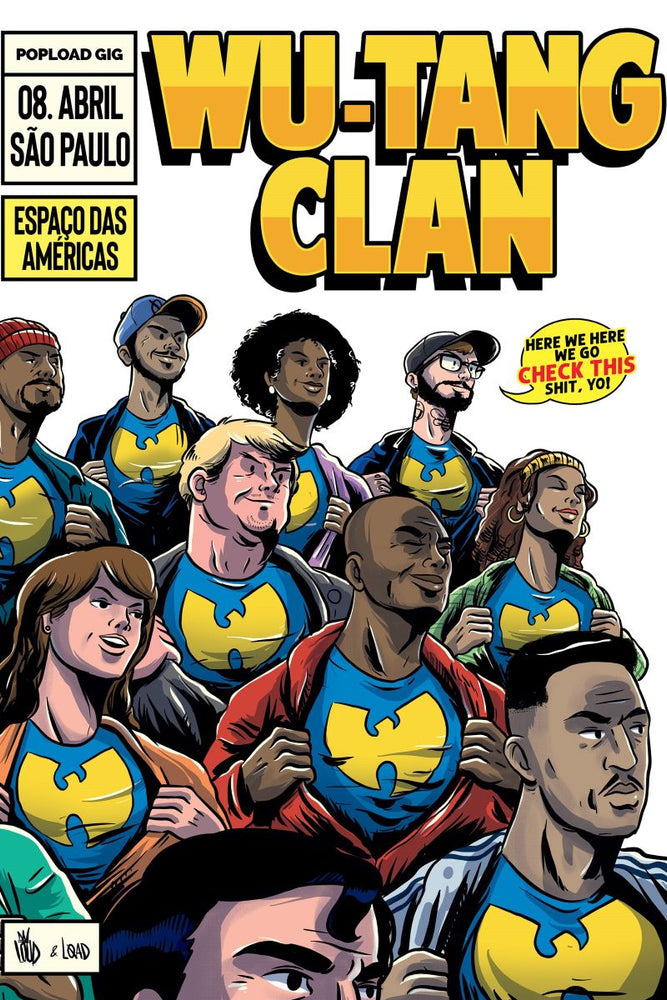 5313 Wu Tang Clan / Superheroes Poster