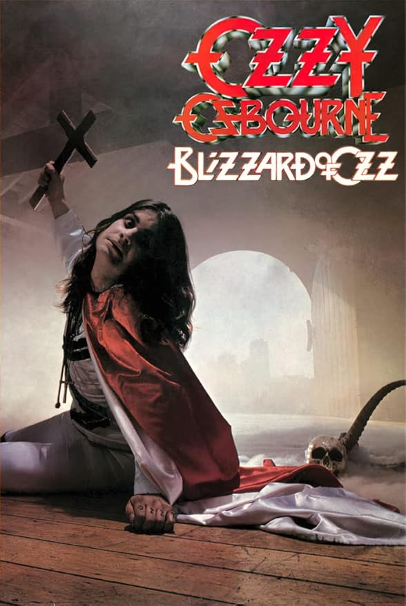 5389 Ozzy Ozbourne - Crucifix (Blizzard Of Ozz) Poster